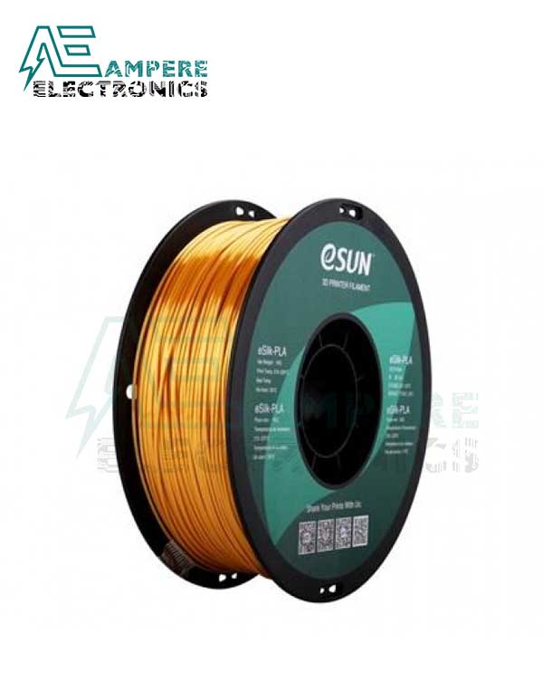 eSUN Gold Color 3d Printer Filament PLA+ 1.75mm – 1kg/Roll
