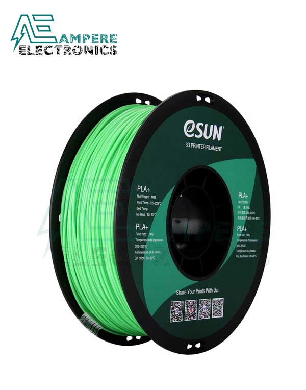 eSUN Peak Green Color 3d Printer Filament PLA+ 1.75mm – 1kg/Roll