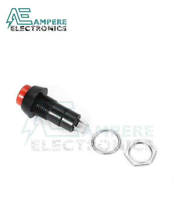 Push Button Latching Red N.O - 12mm