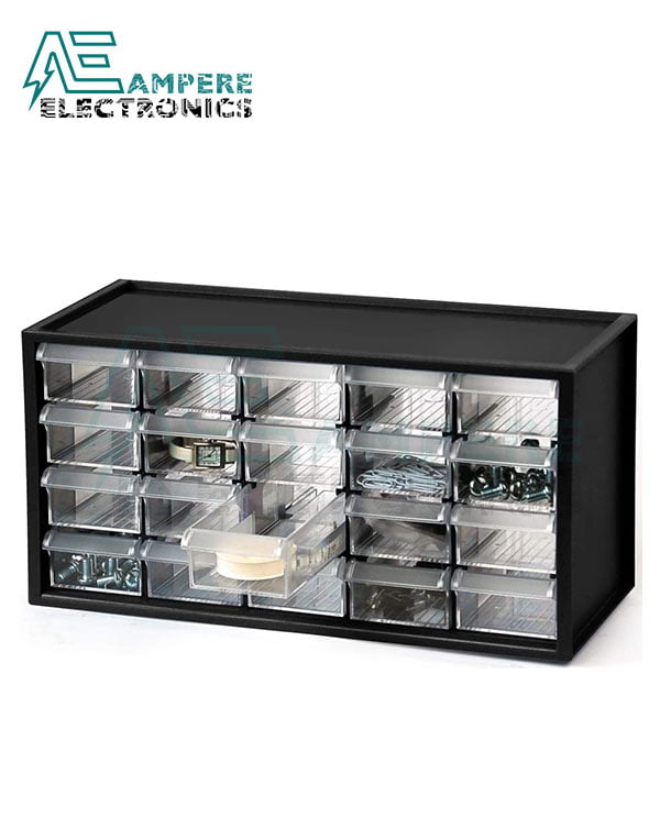 20 Clear Plastic Drawers (A9-520)
