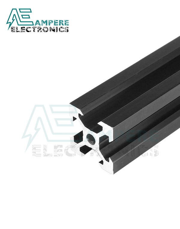 2020 V-Slot Aluminum Profile Extrusion (1M – Black Anodized)