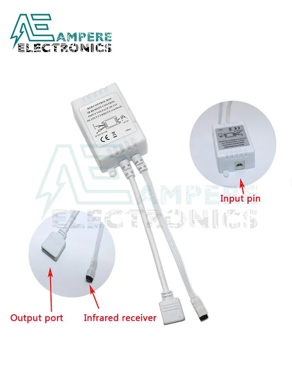 24-Key IR Remote Controller For RGB LED Strip