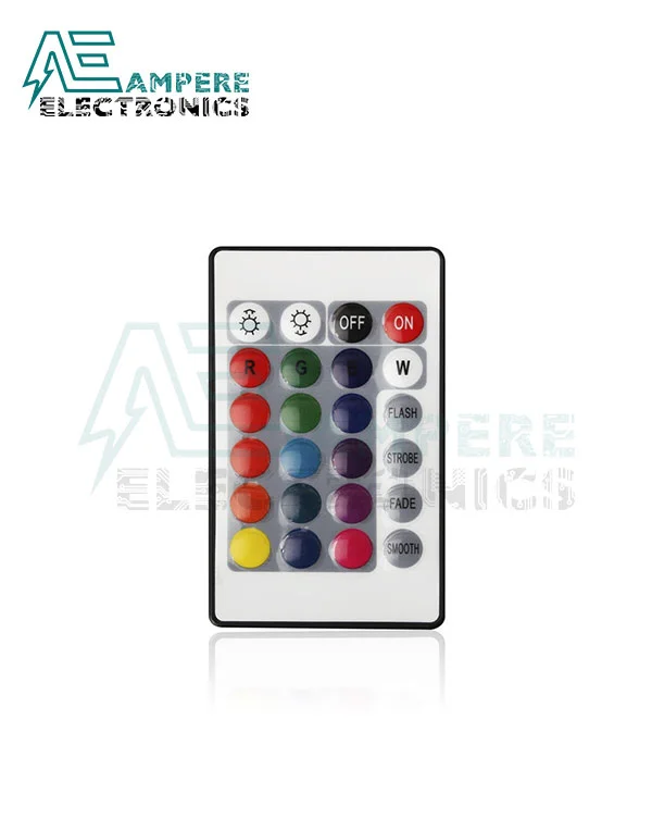 24-Key IR Remote Controller For RGB LED Strip