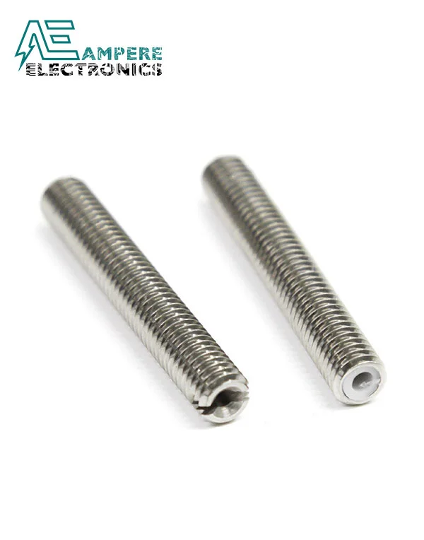 3D Printer Extruder Pipe Screw M6x30 with inner Teflon tube