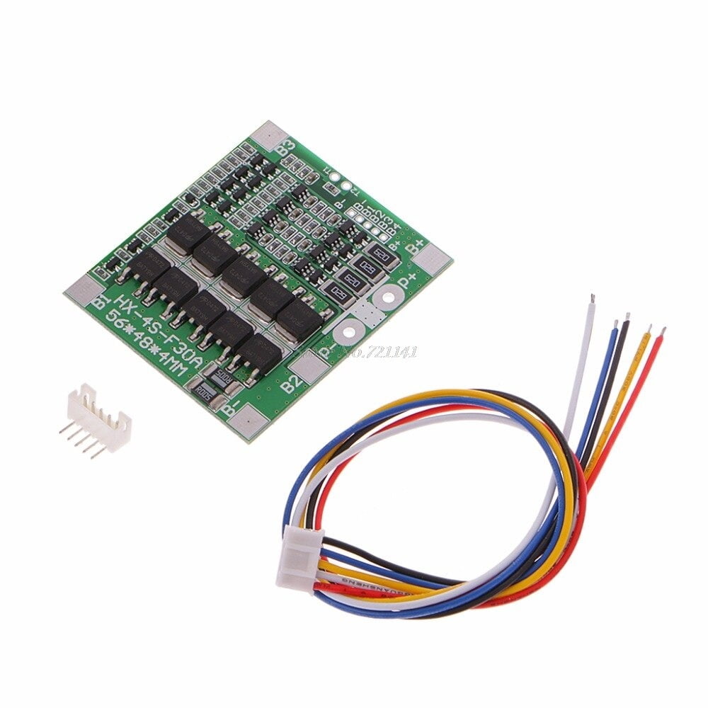 BMS 4S 30A 4 String lithium battery protection board 14.8V 18650