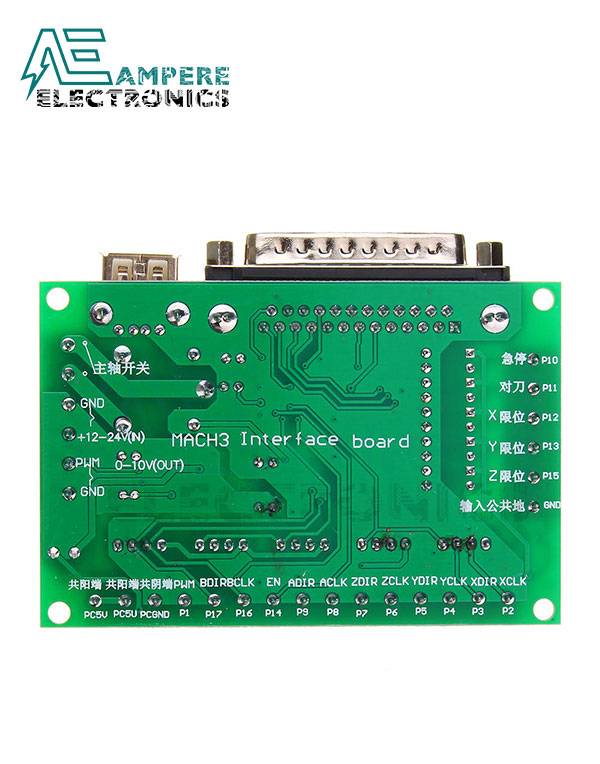 5 Axis CNC Breakout Board Interface Mach3 With USB Cable