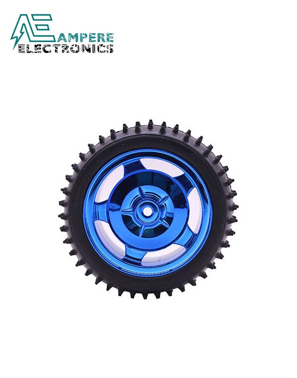 85mm Robot Tire Wheel With 4mm Connector and 25GA Motor Mounting Bracket