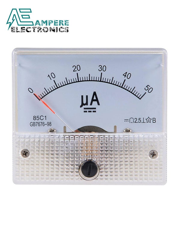 0-50uA Analog Ammeter Panel Meter