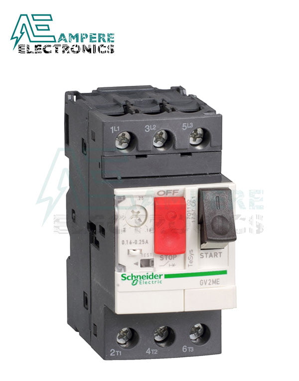 GV2ME16 - Motor Circuit Breaker, 3P, 9-14 A, Thermal Magnetic, Schneider Electric