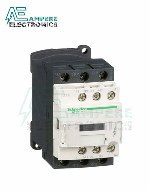 LC1D09BD - TeSys D contactor - 3P(3 NO) - AC-3 - 440V 9A - 24 V DC coil, Schneider Electric