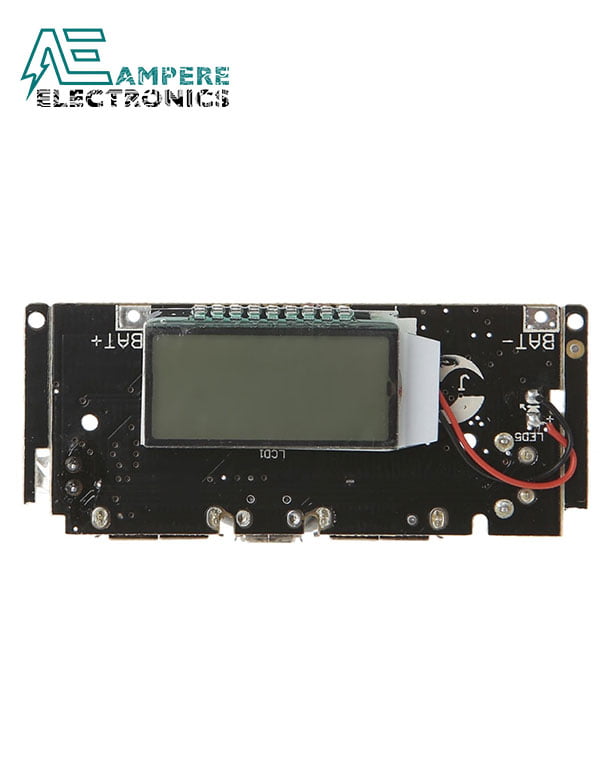 LCD Dual USB 5V 1A 2.1A Mobile Power Bank Module