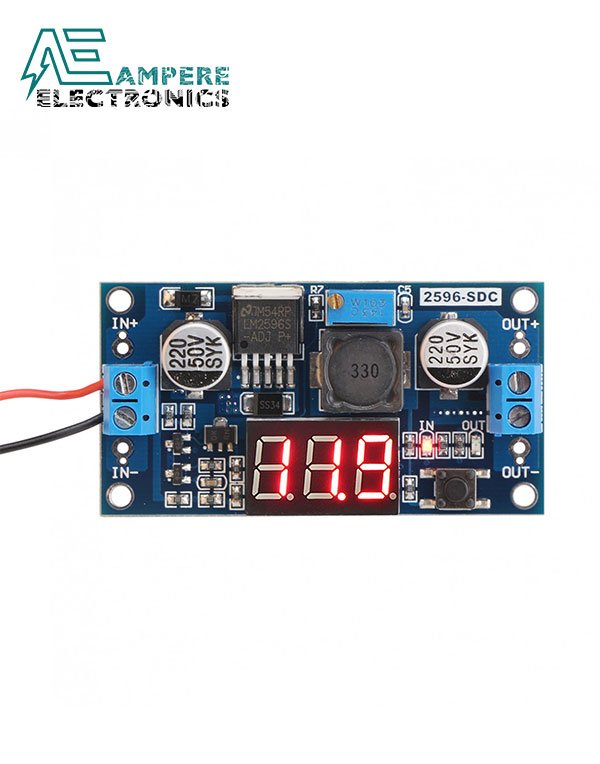 LM2596S DC-DC Converter Step-Down Power Module With LED Voltmeter