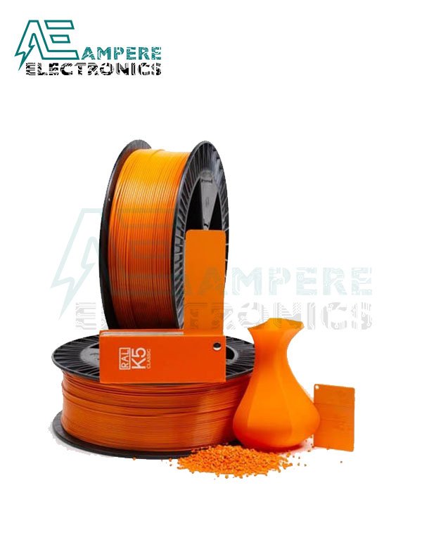 MAXWELL Dark Orange Color PLA Filament 1.75mm – 1kg/Roll
