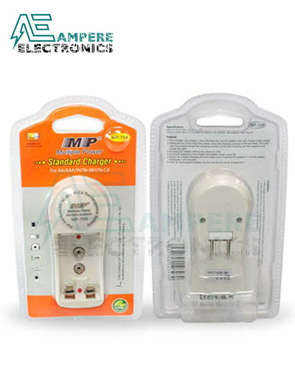AA, AAA and 9V Battery Charger 2 Cells