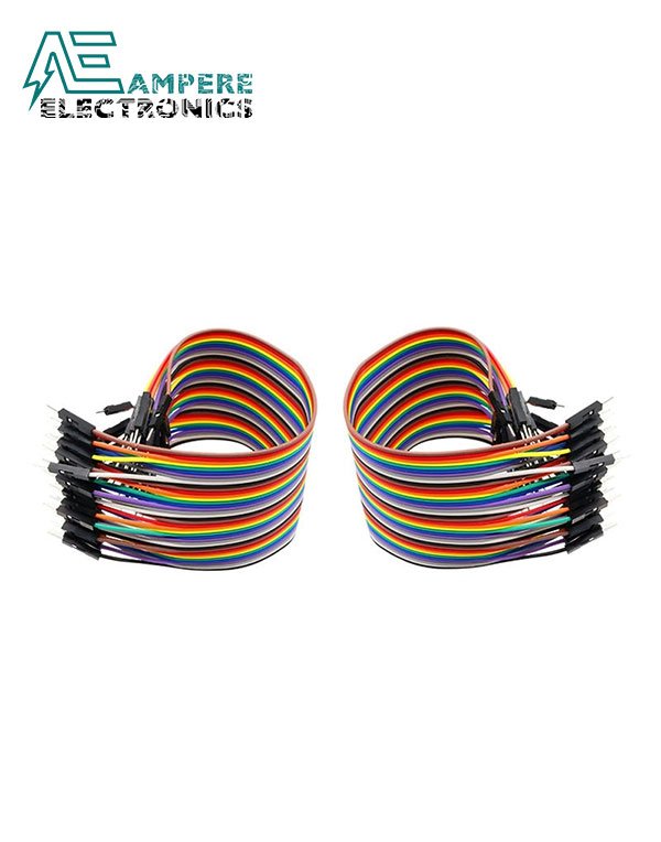 Male to Male - 30cm 10 Pin Jumper Wire Set
