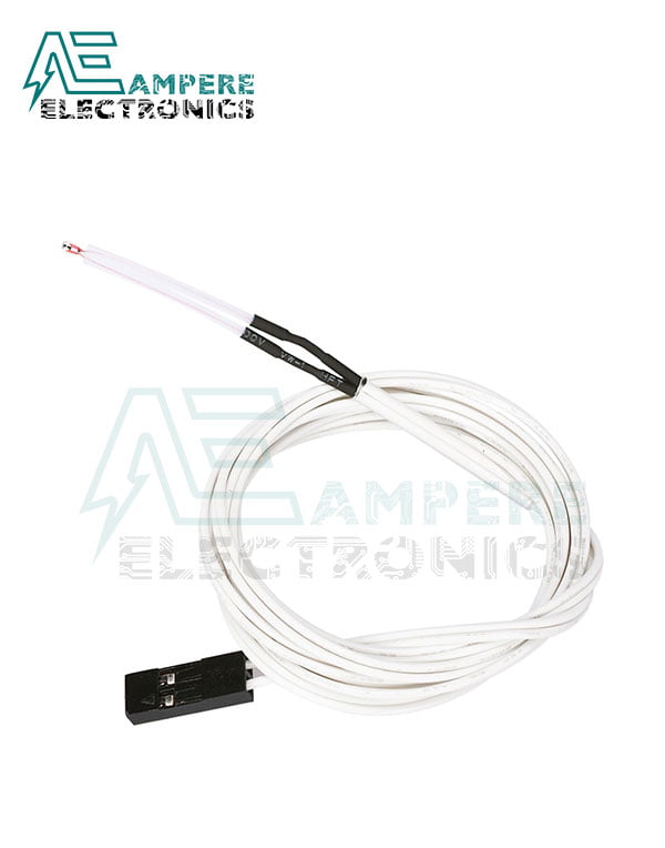100K Ohm NTC Thermistors Temperature Sensor With Cable for 3D Printer – 2Pin Dupont Head