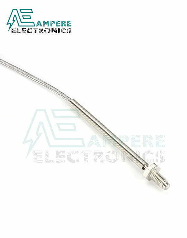 PT100 Temperature Sensor Thermocouple, J Type, 2 Wire