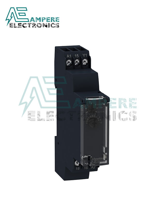 RE17RAMU - On-delay timing relay - 1 s..100 h - 24..240 V AC - 1 OC, Schneider Electric