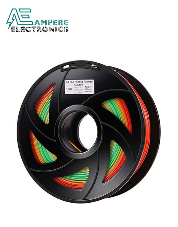 Rainbow Color PLA Filament 1.75mm - 1kg/Roll