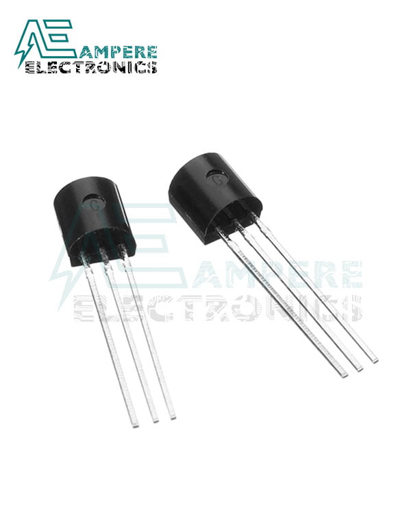 BC557 PNP Transistor, 100mA, 45V, 3-Pin TO-92