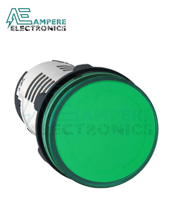 XB7EV03MP - Green LED Indicator Light, 230 Vac, Schneider Electric
