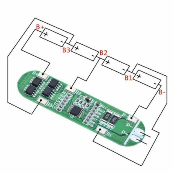 BMS 4S 10A 4 String lithium battery protection board 14.8V 18650