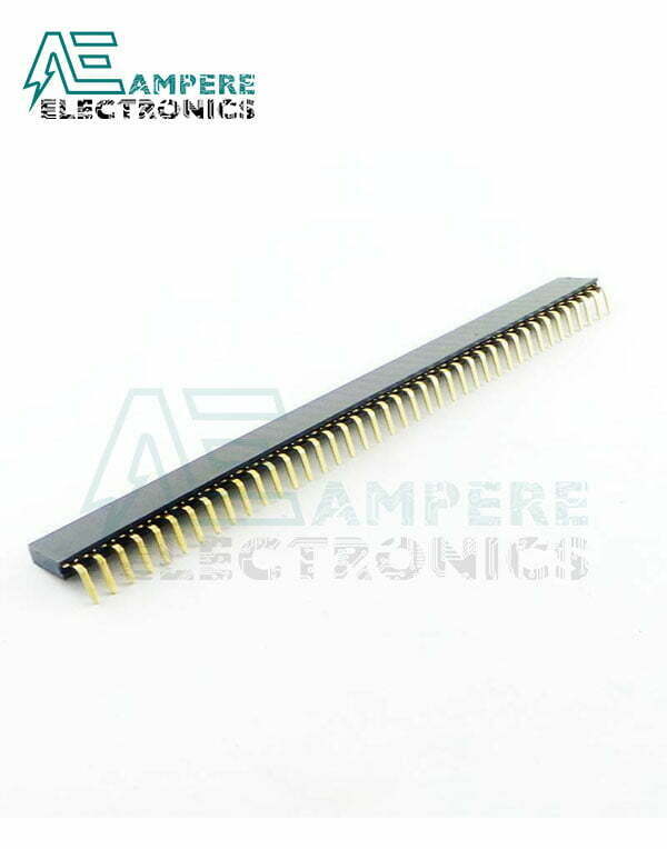 Pin Header Female (2.54mm) 1x40 Right Angle