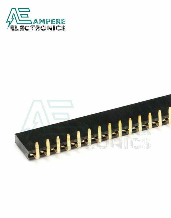 Pin Header Female (2.54mm) 1x40 Right Angle
