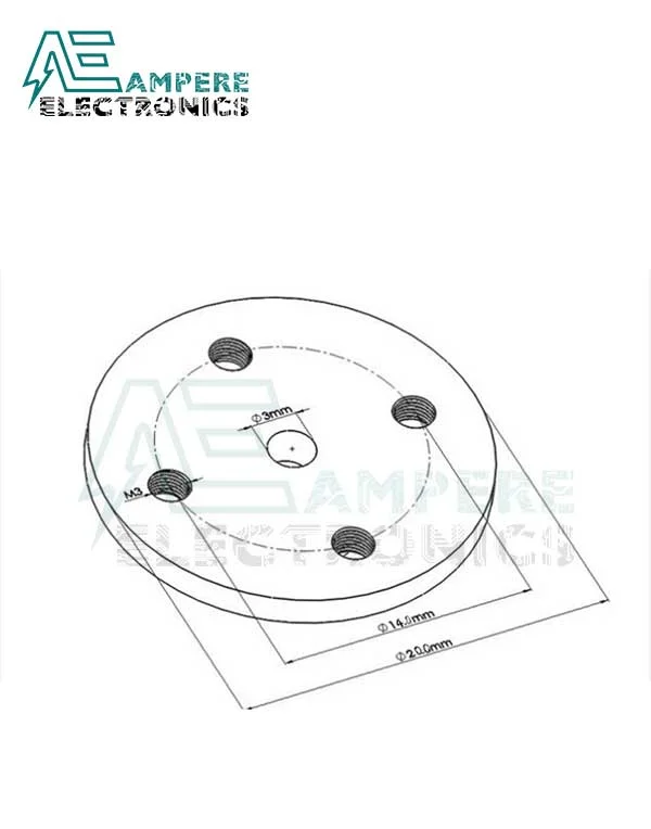 25T Aluminum Servo Motor Disc Horn