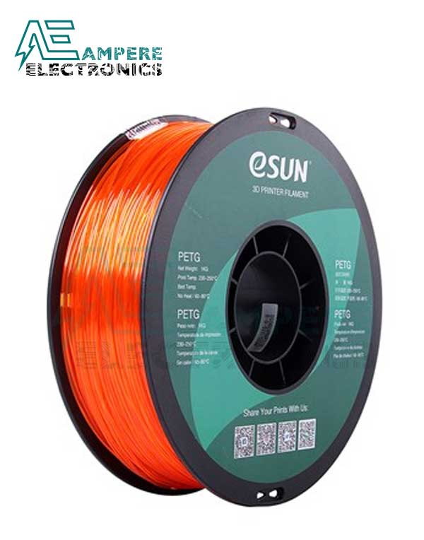 eSUN Orange Color PETG Filament 1.75mm – 1kg/Roll