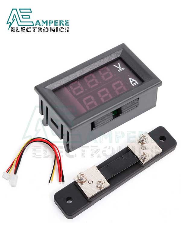 100Vdc 50A Voltmeter Ammeter Panel