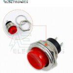 DS-212 Push Button Red Round  N.O, 16mm